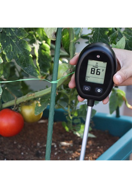 5 Arada 1 Toprak Ölçer Nemli/nut/ph/ışık/sıcaklık Metre Ev Bitkileri Için Dijital Monitör Bahçe Çim Çiftliği Beyaz (Yurt Dışından) fırsatları