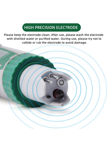 Çok Yönlü Dijital Ph Metre Su Kalitesi Test Önlemleri Için Ph, Ec, Tds, Tuz, S.g ve Sıcaklık (Yurt Dışından) fırsatları