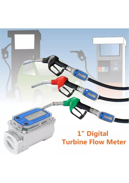 Türbin Dijital Dizel Yakıt Akışı Ölçer Oval Dişli Akışı Göstergesi Bspt/npt 1inch 200L/DK (Yurt Dışından) modelleri