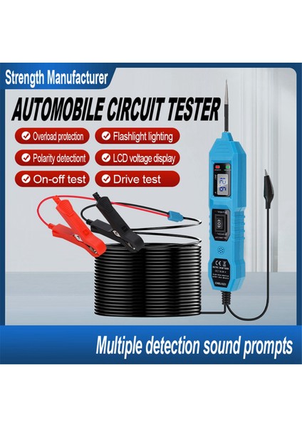 Otomotiv Devre Test Cihazı Dijital Test Elektrik Voltaj Güç Test Sistemi Prob Araç Voltaj Test Cihazı Test Aracı (Yurt Dışından) modelleri