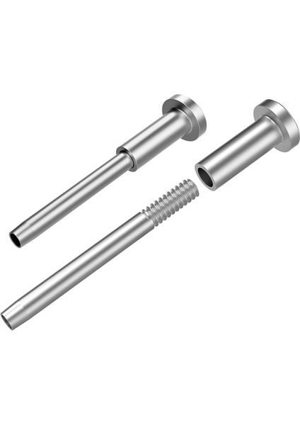 50 Paket Görünmez Kablo Korkuluk Kiti, 1/8in Kablo Korkuluk Gerginliği 2X2IN Ahşap/metal Direkler Için Görünmez Alıcı (Yurt Dışından) fiyatları