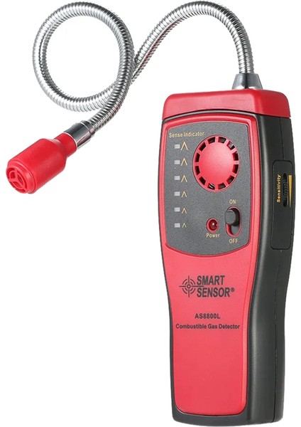 Akıllı Sensör AS8800L Gaz Dedektörü Protable Mini Yanıcı Gaz Sızıntısı Konumu Ses ve Işık Alarmı ile Test Cihazını Belirleyin (Yurt Dışından)