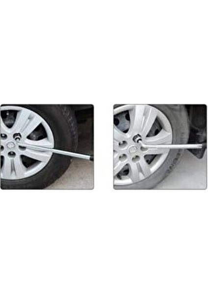 Teleskopik Bijon Anahtarı 17-19 mm Çelik Malzeme ile Güçlü Sökme Sıkma 32-45 cm fırsatları