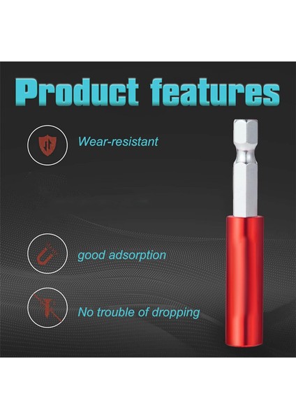 5pcs Manyetik Uzantı Soket Matkap Bit Tutucu 1/4inch Onaltılık Elektrikli Aletler, Manyetik Uzantı Bit Tutucu, Hex Shank S2 A (Yurt Dışından) fırsatları