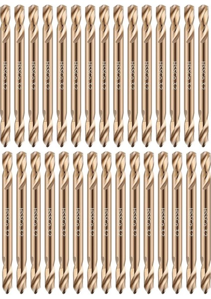 30PCS 1/8in Kobalt Matkap Bitleri Sertleştirilmiş Çelik Dökme Demir Ahşap Plastik Plastik Paslanmaz Çelik Matkap Bit (Yurt Dışından)