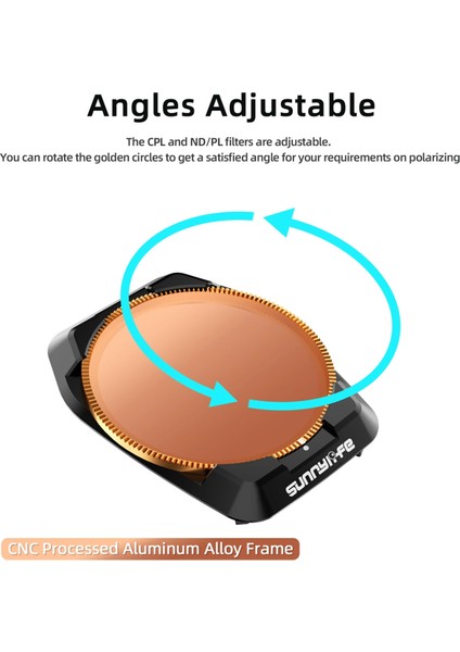 Djı Air 3s Için Sunnylife Ayarlanabilir Kamera Lens Filtresi Djı Air 3s Dron Aksesuarları Için Set Filtre Kiti (Yurt Dışından) fiyatları