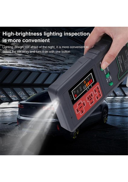 12V 24V Pil Test Cihazı Röle Analizör Alternatör Damalı Araç Kranma Şarj Sistemi Motosiklet Için Teşhis Aracı (Yurt Dışından) fırsatları