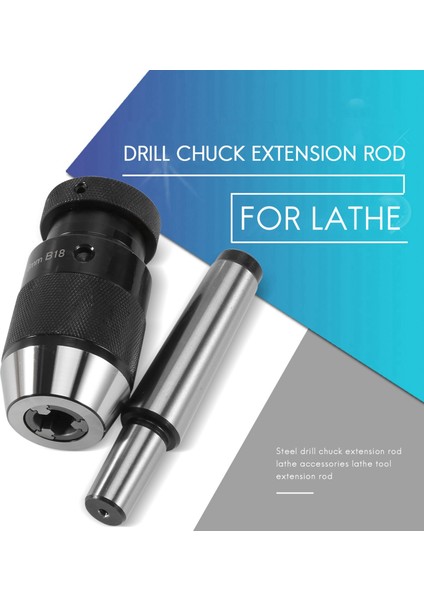 Anahtarsız Matkap Chuck 1-16MM B18 + Mt3 M12 DIN228A Morse Konik Arbor (Yurt Dışından) fırsatları