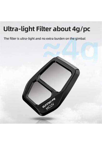 Djı Air 3s Için Sunnylife Ayarlanabilir Kamera Lens Filtresi ND32/PL Set Filtre Kiti Djı Air 3s Drone Aksesuarları (Yurt Dışından) modelleri