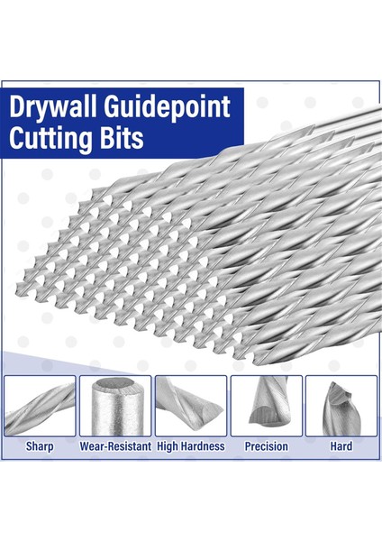 50PCS Ahşap ve Plastik Kılavuz Noktası Kesme Bitleri Için 1/8 Inç Matkap Bit Çapı Ahşap Yönlendirici Bitler, Spiral Testere ile Kullanım Için (Yurt Dışından) modelleri