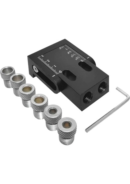 15 Derecelik Açılı Ahşap Işleme Eğik Delik Bulucu 8pc Açılı Matkap Kılavuzu Ahşap Işleme Aletleri Için Dıy Set. (Yurt Dışından)