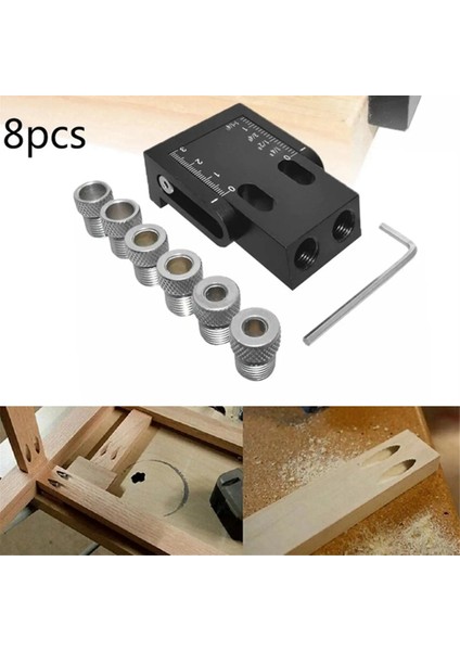 15 Derecelik Açılı Ahşap Işleme Eğik Delik Bulucu 8pc Açılı Matkap Kılavuzu Ahşap Işleme Aletleri Için Dıy Set. (Yurt Dışından) fiyatları