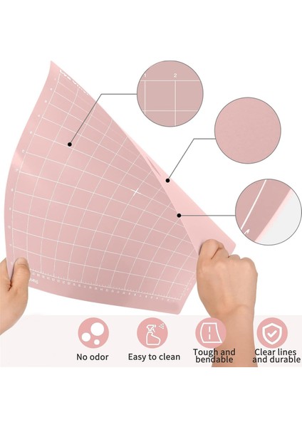 Kesme Paspasları, Vinil 8 Paket Çeşidi Kesme Paspasları 12X12 Inç, Cricut Için Cricut Vinil Için Kesme Paspasları Air Serisi (Yurt Dışından) fırsatları