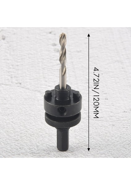 7/16 Inç Hex Şafak Deliği Saw Arbor, 1-1/4 Inç Ila 6 Inç Deliğe Uyuyor Hızlı Değişiklik Ağır Dereceli Alaşım Yüzü Mandrel 3 1/4 Inç Hassas Matkap Bitleri Değiştirme (Yurt Dışından) indirimleri