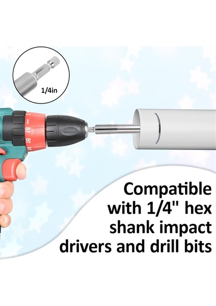 Pvc Borusu Için Boru Kesici 1/4 Inç Hex Shank Darbesi Matkap Için Pvc Boru Kesici Aracı Içinde Bağlan (Yurt Dışından) modelleri