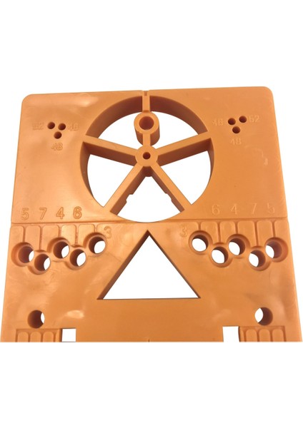 Ahşap Işleme Menteşe Deliği Puncher, Menteşe Jig Delik Matkap Kılavuzu Bit Ahşap Kesici Carpenter Ahşap Delik Açıcı Şablon B (Yurt Dışından) indirimleri