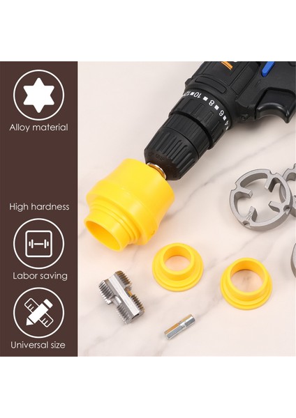 8pcs Pvc Iplik Maker Aracı Elektrikli Matkap Plastik Boru Musluk Kalıp Ölüm 1/2 Inç 3/4 Inç 1 Inç Boru Diş Tesisat Aracı (Yurt Dışından) fırsatları