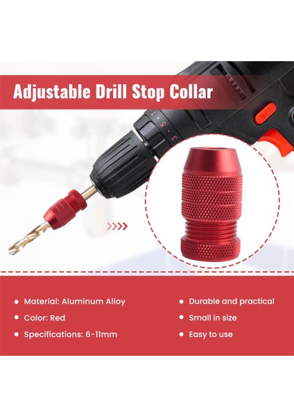 Matkap Bitleri Için Matkap Derinliği Durdurma, Matkap Durdurma Sınırı Sınır Halkaları Bulucu Derinlik Dondurucu Delme 6-11MM Matkap Bit (Yurt Dışından) fırsatları