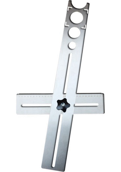 Çok Fonksiyonlu Evrensel Karo Deliği Bulucu 40CM Evrensel Cetvel Kalınlığı 1mm Sondaj Aracı (Yurt Dışından)