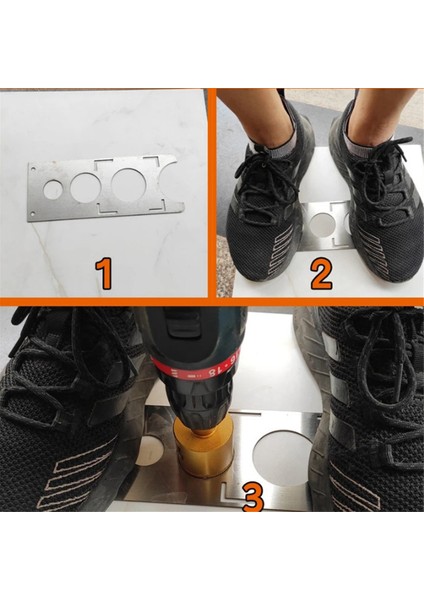 Çok Fonksiyonlu Evrensel Karo Deliği Bulucu 40CM Evrensel Cetvel Kalınlığı 1mm Sondaj Aracı (Yurt Dışından) modelleri