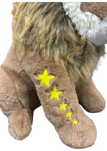 Aslan Peluş Oyuncak, Dev Yeleli Aslan Peluş, 5 Yıldızlı Aslan Peluş 60CM