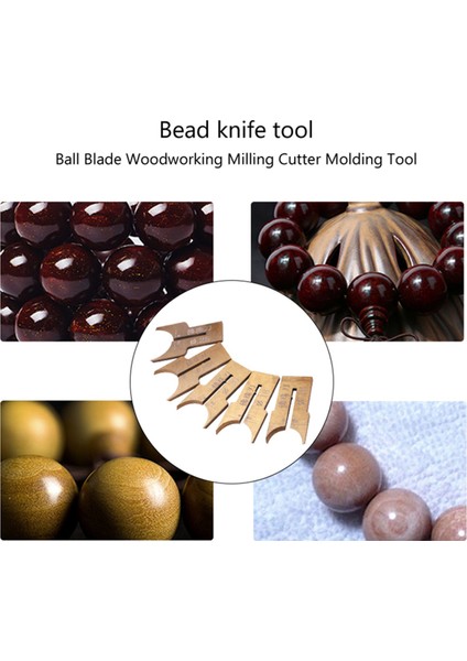 24PCS Metal Top Bıçağı Ahşap Işleme Aletleri Ahşap Boncuklar Döner Boncuk Kalıp 6-25MM (Yurt Dışından) indirimleri