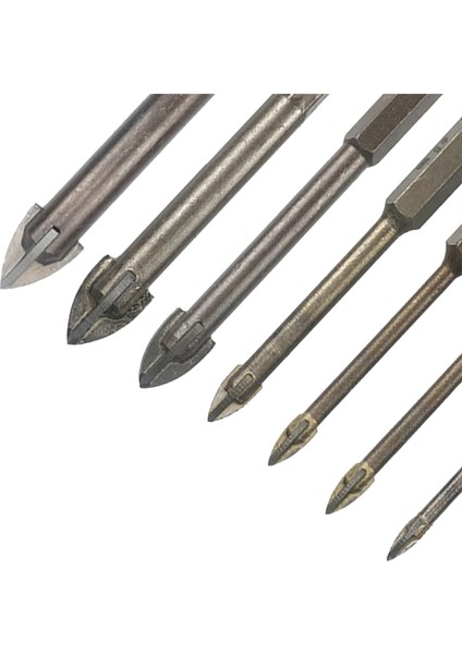 Kiremit Matkap Bit Beton Çimento Matkap Bit Çok Fonksiyonlu Çim Yumruk Deliği Açıcı Dört Kenarlı Üçgen Matkap Bit Seti Karbür (Yurt Dışından) indirimleri