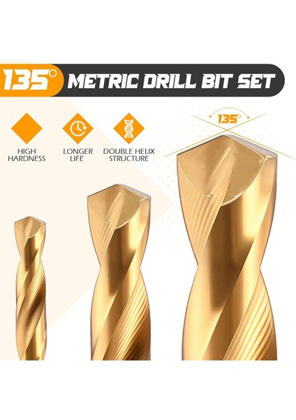 120PCS Matkap Bitleri Set 3/64-1/8in Yüksek Hızlı Çelik Hss Ahşap, Metal, Çelik, Plastik, Alüminyum Alaşım Için Mikro Tip Matkap Bitleri (Yurt Dışından) fırsatları