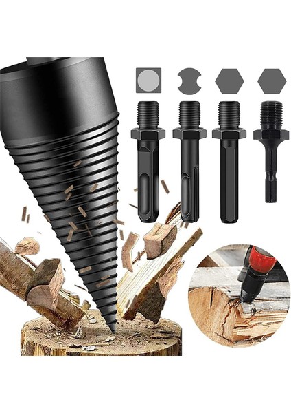 Bölünmüş Matkap Ucu, Easysplit Matkap Ucu, Kolay Bölünmüş Matkap Ucu, Ahşap Günlük Matkap Ucu Çelik Odun Ayırıcı (32/42MM) (Yurt Dışından) fiyatları