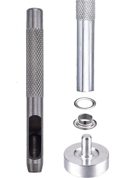 100PCS Metal Gözler Seti 6mm Grommet Halkalar Kiti Dıy Aksesuarları Için Montaj Yumruk Çubuğu Deri El Sanatları Giysileri Onarım (Yurt Dışından) indirimleri