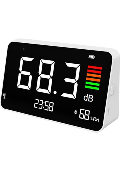 Dijital Desibel Metre Masaüstü Ses Seviyesi Metre 30-130DBA Ev Okulu Kütüphanesi Için Sıcaklık Nem Algılama DM219N (Yurt Dışından) fiyatları