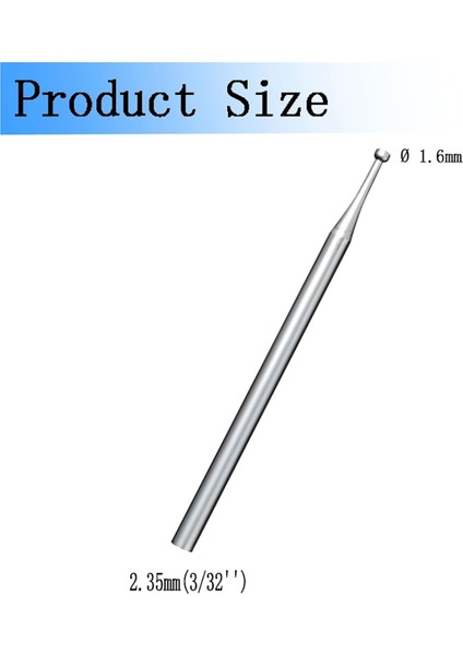 6 Adet 1.6mm Yuvarlak Fincan Çapak - 3/32 Inç Şey (Yurt Dışından) fiyatları