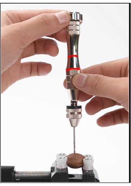 Takı Zanaat El Pim Deliği Matkap Kuyumcular Delme Sondaj Raybası Kümesi 4mm Mini El Bükülme Matkap (Yurt Dışından) indirimleri