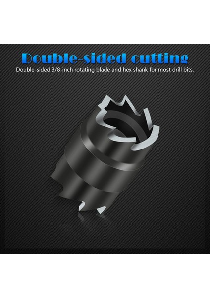 15 Paket Döner Nokta Kaynak Kesici Setleri Çift, 3/8 Inç Hss Spot Kesici Kesici Sökücü Tatbikat Bitleri Altıgen Tabaka Deliği Kesici Sökücü (Yurt Dışından) modelleri