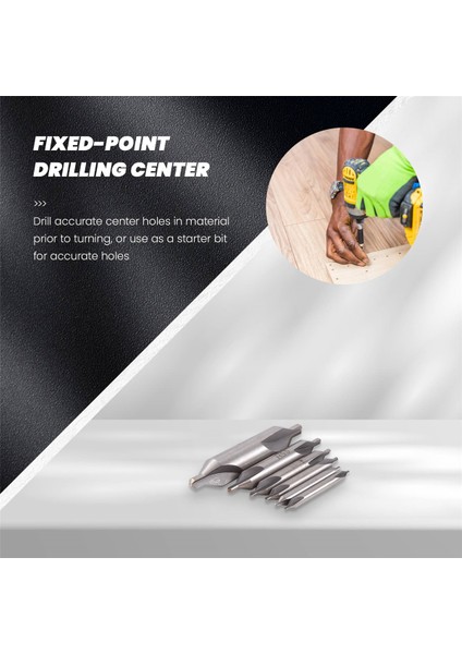 6 Pcs Hss Kombine Merkez Matkaplar Bit Seti Countersink 60 Derece Açısı 5/3/2.5/2/1.5/1 mm (Yurt Dışından) fiyatları