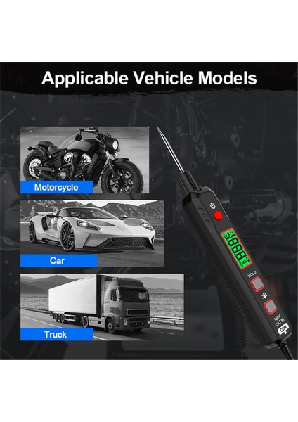 Araç Voltaj Dedektörü Kalemi Dc 100V Elektrik Hattı Test Cihazı Ncv Devre Hatası Bakım Test Aracı (Yurt Dışından) fiyatları