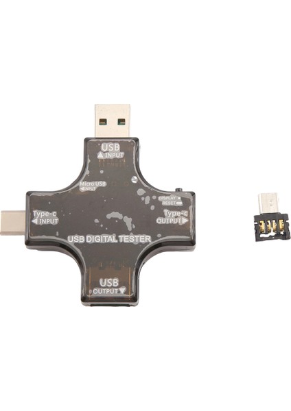 Atorch USB Test Cihazı Tft 8A Bluetooth Tip-C USB Qc Pd Dijital Voltmetre Vurrent Metre Ampermetre Voltaj Akım Test Cihazı Ölçümü (Yurt Dışından)