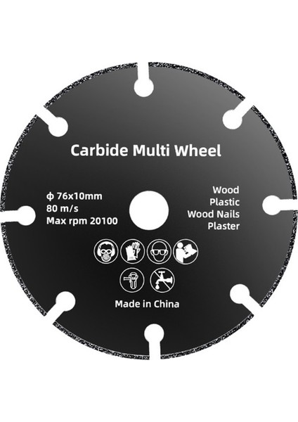 1pcs 76MM/2.99 Inç Metal Kesme Diski Azgulu Öğütme Taşlama Tekerlekleri Paslanmaz Çelik Kesme Tekerleği Takviyeli (Yurt Dışından)