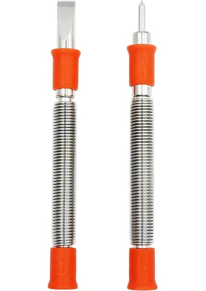 2pcs Yay Aracı Seti 5/16 Inç Keski ve 1/8 Inç Merkez Yumruk Seti, Odun Için Yaylı Perçin Çıkarma Seti (Yurt Dışından)