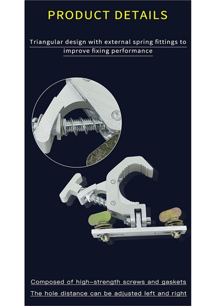 Alüminyum Kat Kelepçe Kancaları Sahne Işık Katlama Asma Kanca Yükleme 150KG 42-61MM Kafa Tüpü 230W 7R/200W 5r Işın Işığı (Yurt Dışından) indirimleri