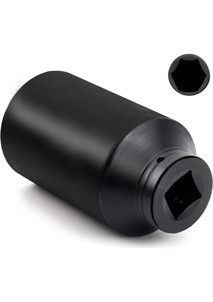 Matkap Somunları 41 Mm, Altıgen Lokma Anahtarı 1/2 Inç Cr-V Çelik Darbeli Matkap Somun Inşaat Makineleri Için (78 mm Toplam Uzunluk)