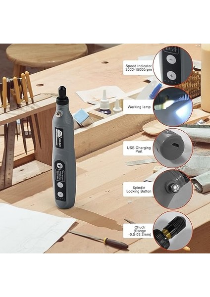 Mini Döner Aracı USB Pil Döner Matkap Değişken Hız Öğütücü Parlatma Için Taşlama Seti Gravür/kesme/bileme Elektrik Dıy Alet Seti fiyatları