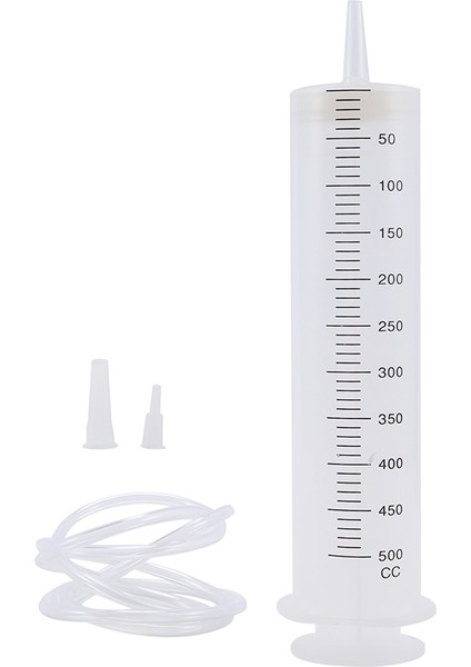 Büyük Şırınga Boru 500ML Plastik Şırınga, Sıvı Yağ Tutkal Için Tüp Dönüştürücü Kapağı ile (Yurt Dışından)
