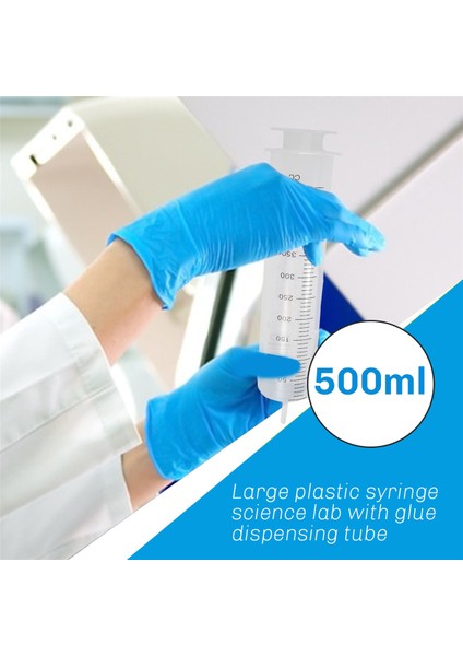 Büyük Şırınga Boru 500ML Plastik Şırınga, Sıvı Yağ Tutkal Için Tüp Dönüştürücü Kapağı ile (Yurt Dışından) fırsatları