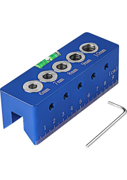 Ahşap Işleme Düz Delik Sondaj Bulucu 6,7,7,8,9,10 mm Seviye Dikey Sondaj Makinesi Fikstür Log Tenon Pin Aracı (Yurt Dışından)