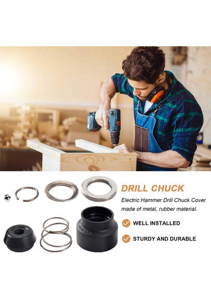Chuck Cover Bosch Gbh2-20 GBH24 Gbh 2-24 2-20 24DSR Elektrik Çekiç Matkap Güç Alet Aksesuarları (Yurt Dışından) fırsatları