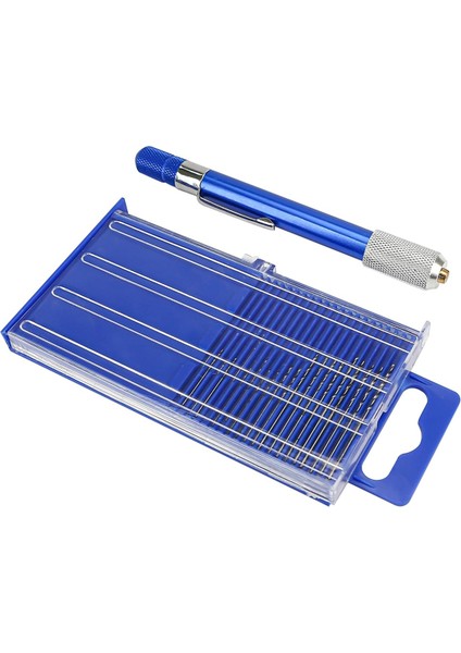 21PCS Karbüratör Jet Matkap Bitleri Pin Arası Seti, Takı Boncuk Yapmak Için El Sanatları Deliği Delme Ahşap Diy Oyma (Yurt Dışından)