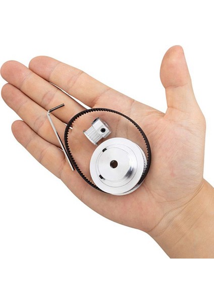 4ps Gt2 Senkron Tekerlek 20 ve 60 Diş 5mm Deli Alüminyum Zamanlama Kasnağı (Yurt Dışından) fırsatları
