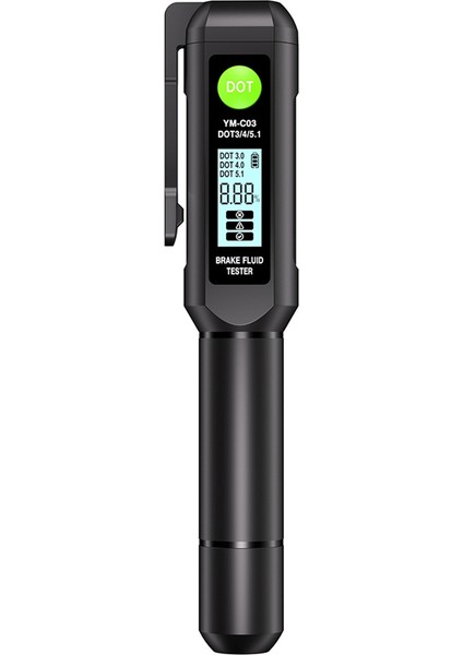 Dot3/dot4/dot5.1 Fren Sıvısı Test Cihazı Yağ Test Cihazı Otomatik Fren Sıvı Yağ Mini Test Cihazı Dedektörü Araç Metal Probu Sesli (Yurt Dışından)