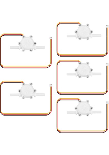 5pcs Su Akış Sensörü DC5V Akış Ölçer Salonu 0.25-2.5l/dk Su Kontrol Sıvı Akış Sensörü Su Dispenserleri Switch (Yurt Dışından) modelleri
